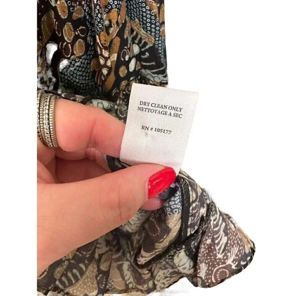 NWT Ulla Johnson TRULA Mini Cover up Dress Cotton Blend Batik Size Medium New - Picture 11 of 11